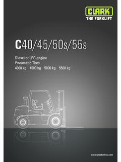 C40/45/50s/55s - Clark Equipment