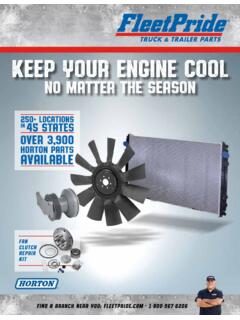 KEEP YOUR ENGINE COOL - FleetPride Home Page
