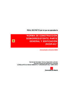 NORMA DE CONSTRUCCI&#211;N SISMORRESISTENTE: PARTE …