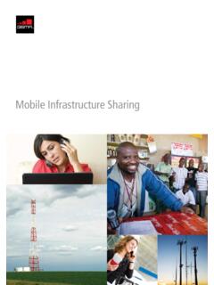 Mobile Infrastructure Sharing - GSMA