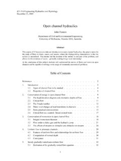 Open channel hydraulics - PE Civil Exam
