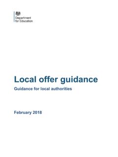 Local offer guidance - GOV.UK