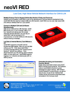 Low Cost, High Value Vehicle Network Interface for …