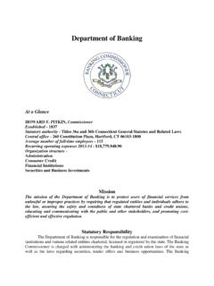 Department of Banking - portal.ct.gov
