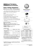 MMSZ4678T1 - Zener Voltage Regulators