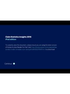 Claim Statistics Insights 2016 iPad edition - …