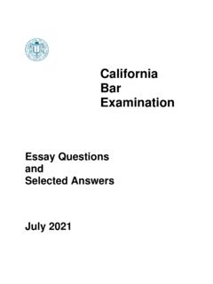 California Bar Examination