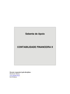 Sebenta de Apoio CONTABILIDADE FINANCEIRA II - ipb.pt