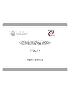F&#205;SICA I - Secretar&#237;a de Educaci&#243;n de Veracruz