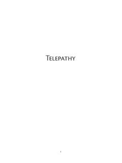 Telepathy: Its Theory, Facts and Proof - YOGeBooks: Home