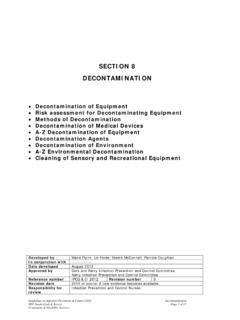 Section 8 Decontamination IPCG 2012 - Health Service Executive
