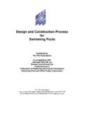 Design and Construction Process for Swimming Pools
