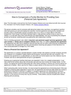 How to Compensate a Family Member for Providing Care ...