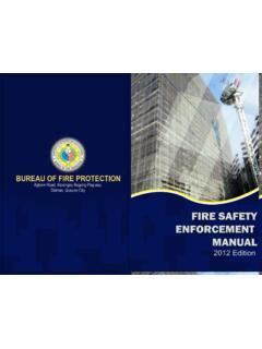 FIRE SAFETY ENFORCEMENT MANUAL - BFP