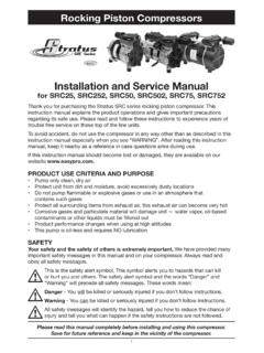 Installation and Service Manual - easypro.com