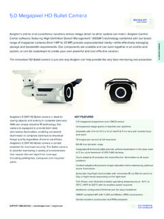 5.0 Megapixel HD Bullet Camera 1. Product name goes here.