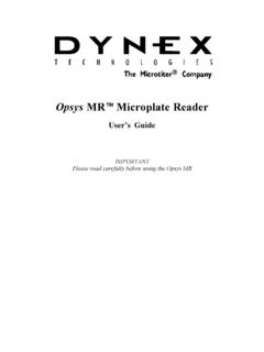 Opsys MR Microplate Reader - medteh.info