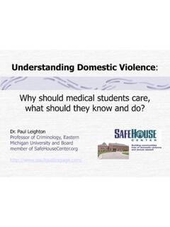 Understanding Domestic Violence - paulsjusticepage.com