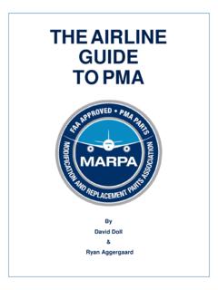 THE AIRLINE GUIDE TO PMA - MARPA: Modification and ...
