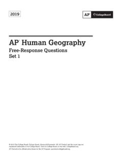 AP Human Geography - AP Central