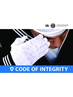 Code of Integrity - Veterans Affairs