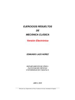 EJERCICIOS RESUELTOS DE MEC&#193;NICA CL&#193;SICA Versi&#243;n …