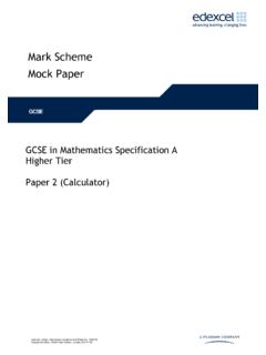 Mark Scheme Mock Paper - Broadoak Mathematics and ...