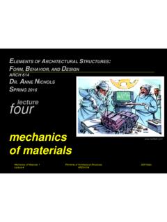 mechanics of materials - Texas A&amp;M University