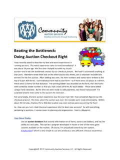 Beating the Bottleneck: Doing Auction Checkout Right