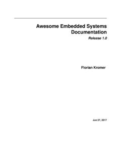 Awesome Embedded Systems Documentation