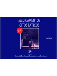 MEDICAMENTOS CITOST&#193;TICOS - sefh.es