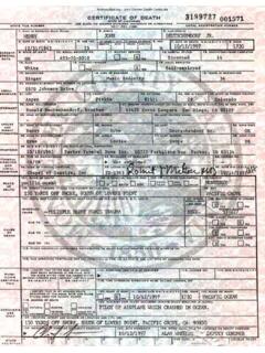 Autopsyfiles.org - John Denver Death Certificate