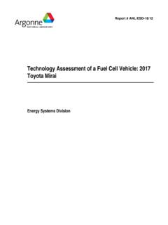 Technology Assessment of a Fuel Cell Vehicle: 2017 Toyota ...