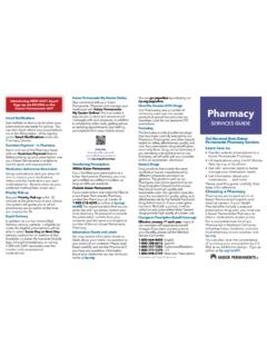 Pharmacy SERVICES GUIDE - Thrive