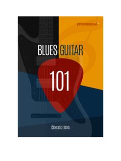 Blues Guitar 101 - Classic Licks Sample