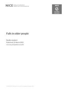 Falls in older people - Arrhythmia Alliance Group