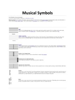 List of Musical Symbols - Piano Fun