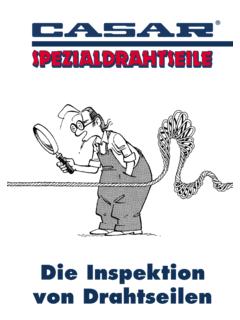 Die Inspektion von Drahtseilen - ropetechnology.com