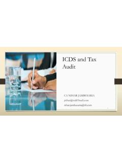 ICDS and Tax Audit - bcasonline.org
