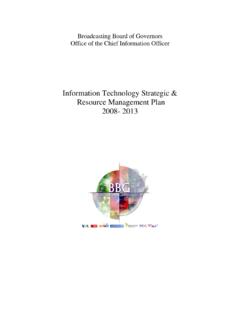 Information Technology Strategic &amp; Resource …