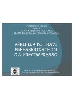 VERIFICA DI TRAVI PREFABBRICATE IN C.A. PRECOMPRESSO