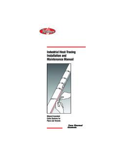 Industrial Heat-Tracing Installation and Maintenance Manual