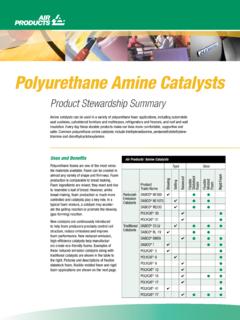 Polyurethane Amine Catalysts - Air Products &amp; …