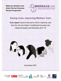 Saving Lives, Improving Mothers’ Care