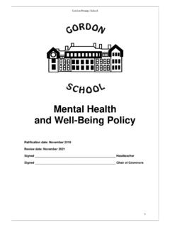 Mental Health and Well-Being Policy - Anna Freud Centre