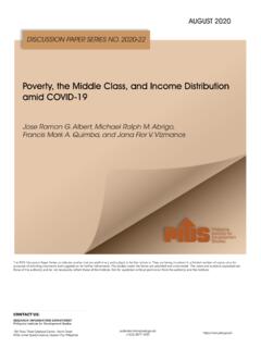 Poverty, the Middle Class, and Income Distribution amid ...