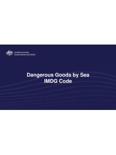 Dangerous Goods by Sea IMDG Code 2014 Edition