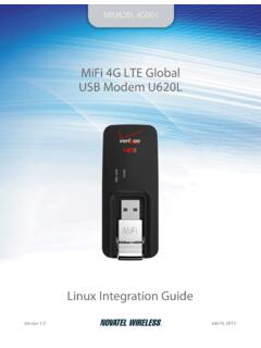 U602L Linux Integration Guide - Verizon Wireless