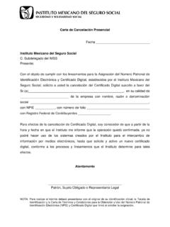 Carta de Cancelaci&#243;n Presencial Instituto Mexicano del ...