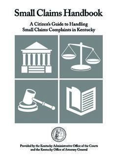 Handbook provides guide to - kycourts.gov